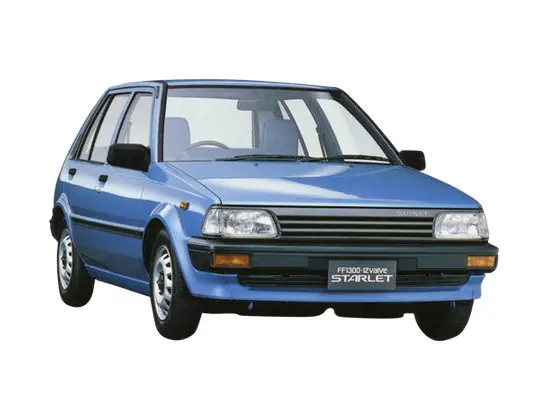 Toyota Starlet (EP71) 3 поколение, хэтчбек 5 дв. (10.1984 - 11.1987)